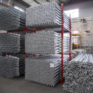 Hot Dipped Galvanized Allround Ring lock / Octagonlock  Scaffolding System for Building/Tunnel/Bridge Construction