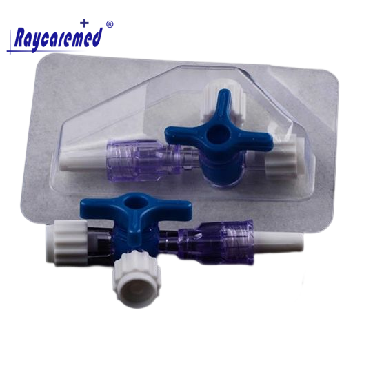 RM04-017 Disposable Medical 3-Way Stopcock with Male Lock Adapter