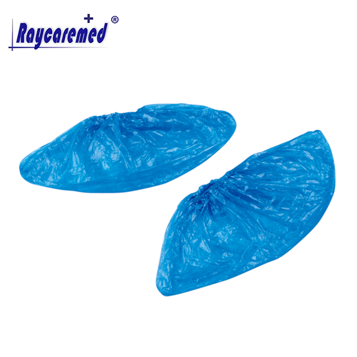 RM05-009 Միանգամյա օգտագործման անջրանցիկ PE CPE պլաստիկ կոշիկի ծածկ
