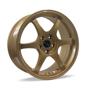 Manufacturing Companies for Forged 1 Wheel - Rayone Wheels 18inch 5×114.3 Gold finish Six Spoke Wheels Wholesale – Rayone