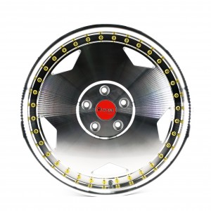 Wholesale Hyper Silver And Polished lip 18 inch Wheel 5X112 5X114.3 Alloy Wheels Rims
