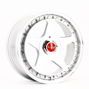 Hot sale Factory Gear Alloy Rims - Rayone New Five Spoke Design Wholesale 16 inch 5 Hole 114.3 Alloy Wheel Rims – Rayone