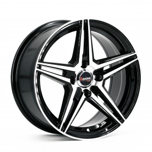 Hot New Products Zen Car Alloy Wheel - Classical Five Spoke Deisgn 15 Inch Car Alloy Wheels For Sport Car – Rayone