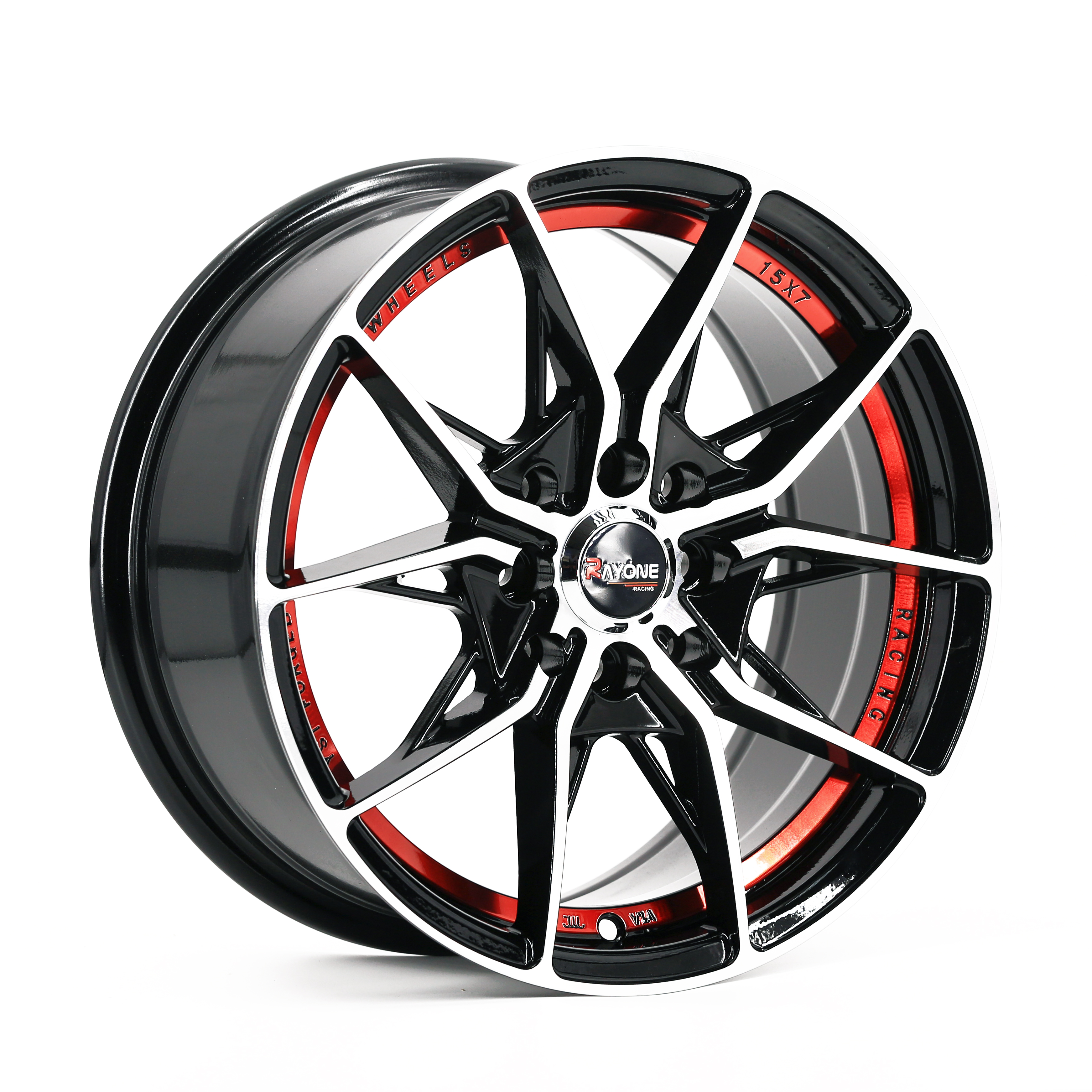 Manufacturer for Alloy Wheel Delivery - Aftermarket Wheels 15 Inch 4X114.3 Alloy Aluminum Car Wheel – Rayone