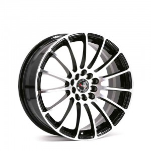 Factory directly Forged Titanium Wheels - Rayone Wheels Design 9852 Car Alloy Wheels 17inch Black Alloy Wheels – Rayone