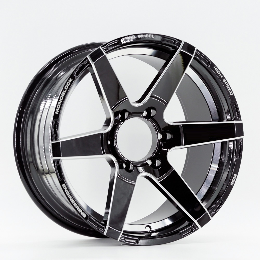 Rayone Casting Off-Road 4×4 Six-Spoke Design 671 17inch 6×139.7 For SUVs, Jeep And Trucks