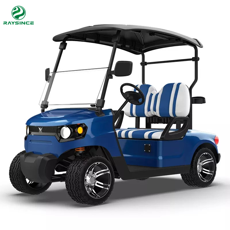 New model two tone seaters electric golf cart with 48V battery Featured Image