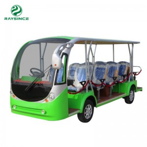 SC-4320 Electric 14 Passenger shuttle bus application for public park