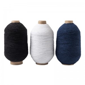 Factory Wholesale Price Spandex Lycra Yarn Polyester Rubber Thread Yarn for Knitting
