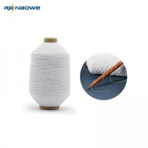 Polyester Rubber Covered Yarn Natural Rubber Thread Yarn for Socks