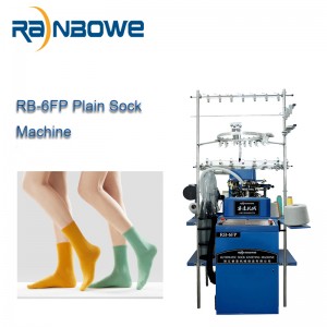 Hot-selling Fully Computerized RB-6FP Plain Sock Knitting Machine Production Socks