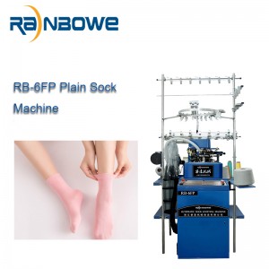 Hot-selling Jacquard Automatic RB-6FP Plain Competitive Sock Knitting Machine for Sale