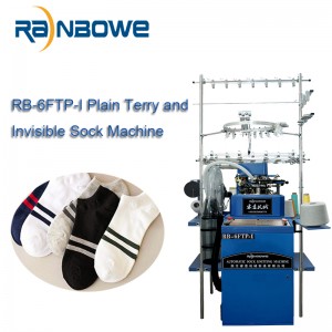 Fully Computerized Industrial RB-6FTP-I Invisible Sock Machine Knitting Sports Socks