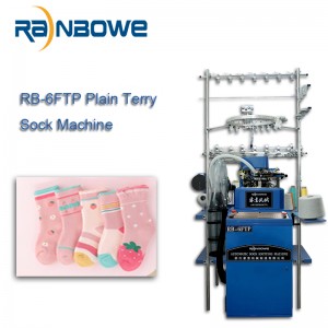 Fully Computerized Jacquard Circular RB-6FTP Socks Making Machine in China