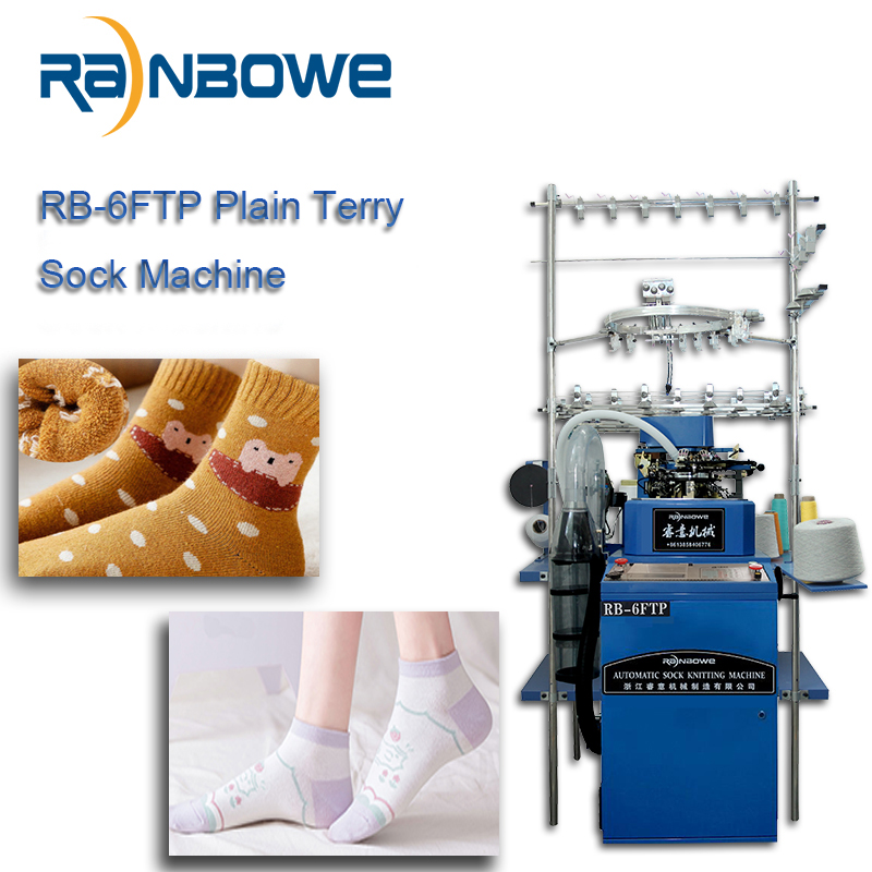 High Quality RB-6FTP Sock Machine Socks Production Line for Making Socks Featured Image