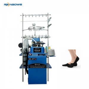 Rainbowe Computerized Feijian Needles Plain Socks Making Machine for Making Socks
