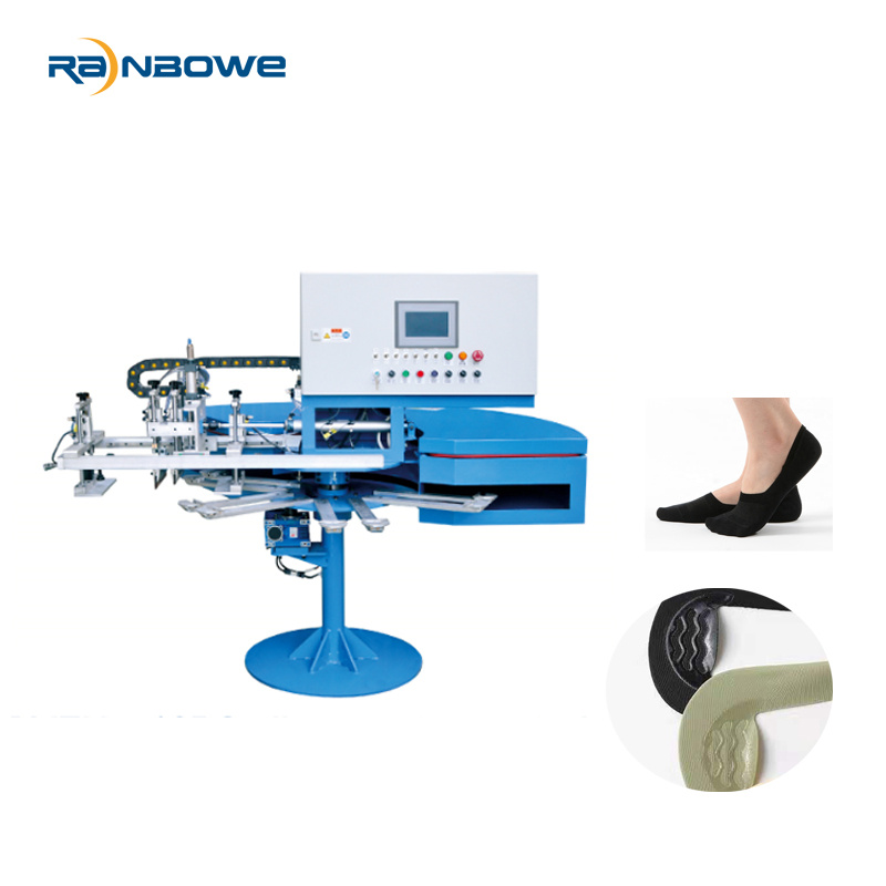 Rotary Automatic Glove Socks Dotting Machine Silicone Printing Machine Featured Image