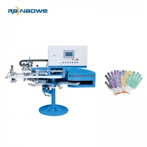 Rotary Automatic Glove Socks Dotting Machine Silicone Printing Machine