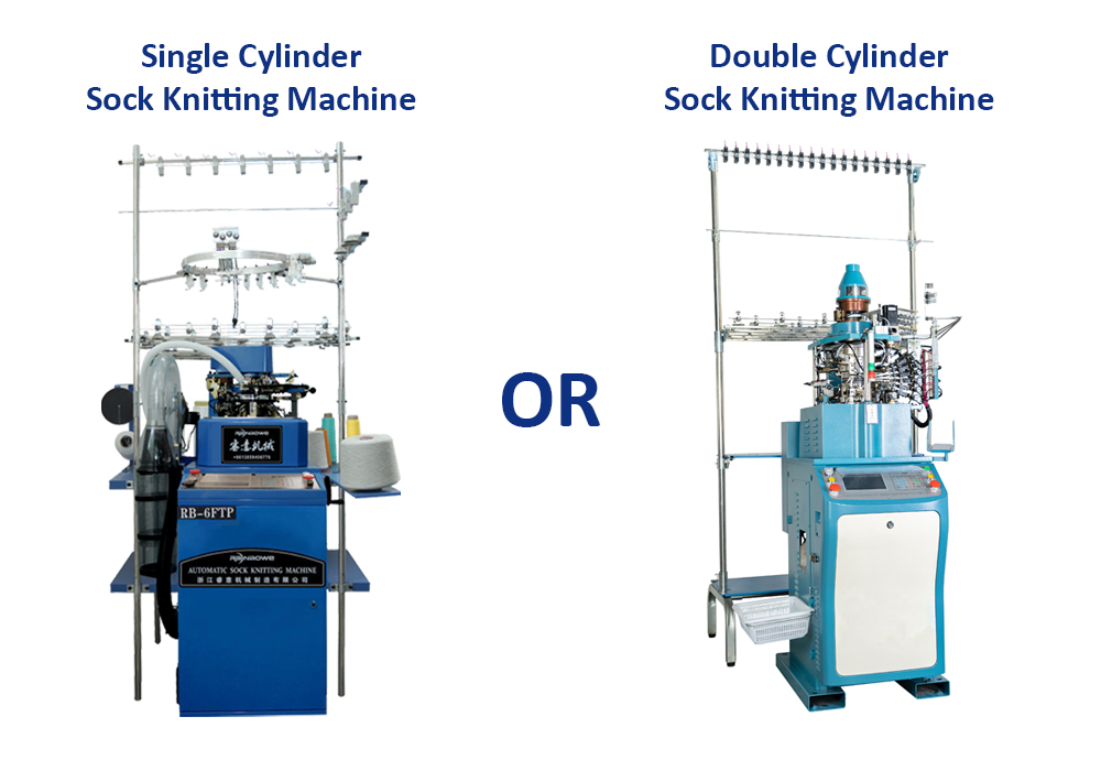 Choose single cylinder sock machine or double cylinder sock machine?
