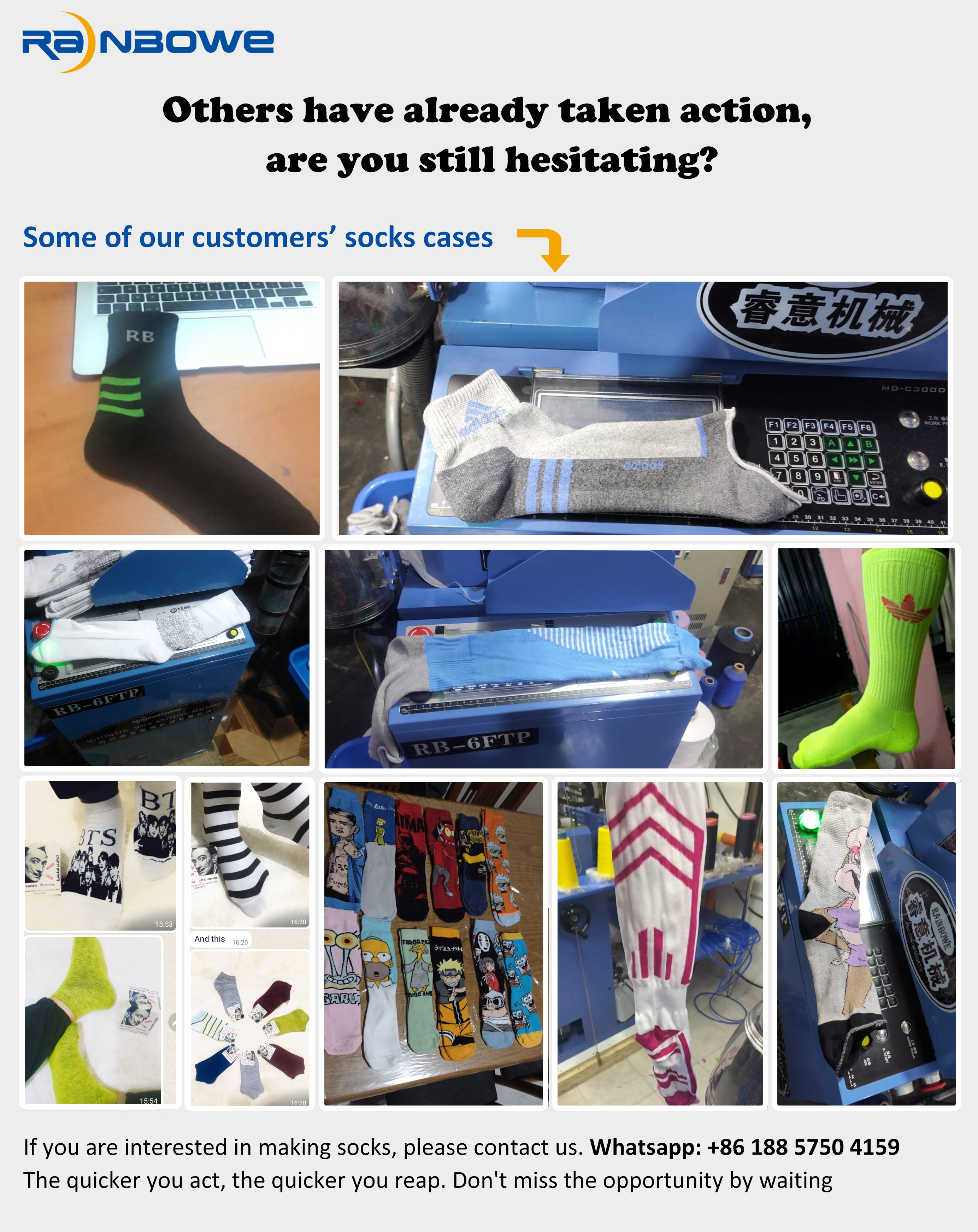 Don’t hesitate – How to make money with a sock machine