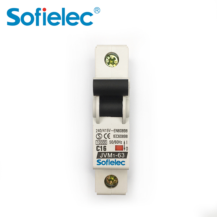 Sofielec 6-10kA MCB JVM1-63 4P 6-63A, IEC CB CE and RoHS certificate Featured Image