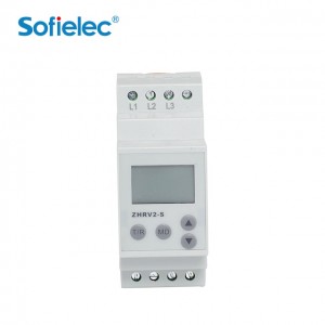 As protection  of  over-voltage,  under  voltage, phase failure, phase sequence and phase unbalance. When the power  supply is abnormal, turn off power supply to protect the equipment