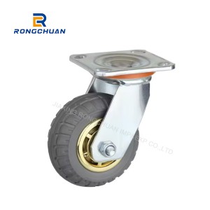 Heavy Duty Caters Wheels Rubber Wheel Swivel Caster 4/5/6/8 Inch Caster Wheel for Industrial Cart Trolley