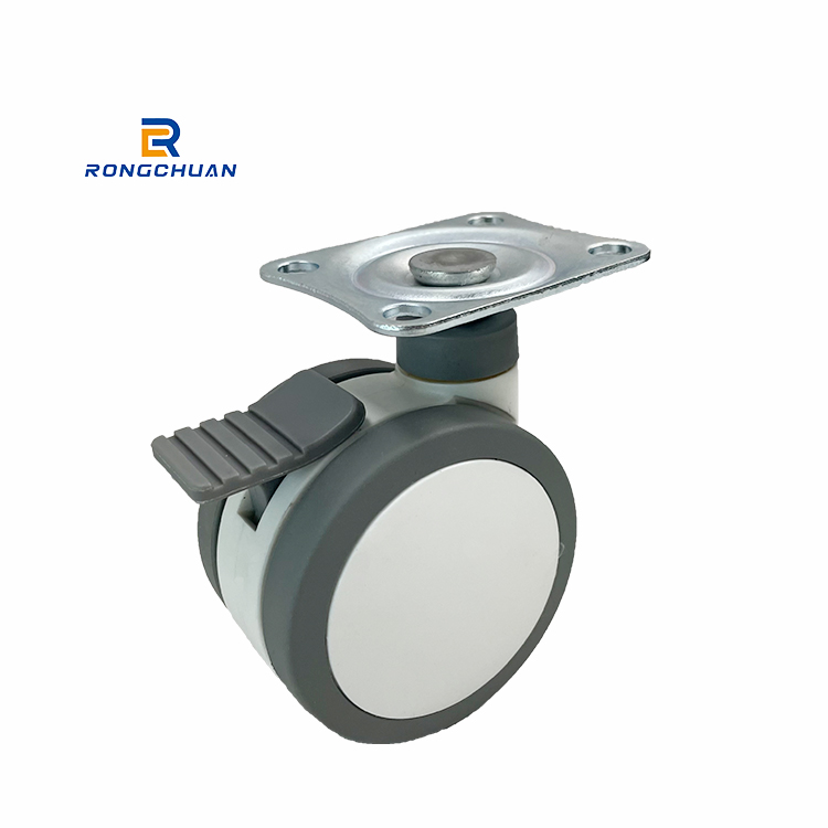 Factory wholesale We Equipment - High Quality TPR Medical Caster Wheel Double Wheel Swivel With Brake TPR Tread With PP Core For Hospital Bed – RONGCHUAN