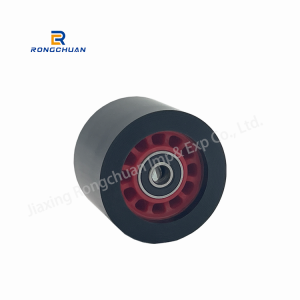 60mm pu tread pp core double bearing caster wheel for skateboard and furniture bed
