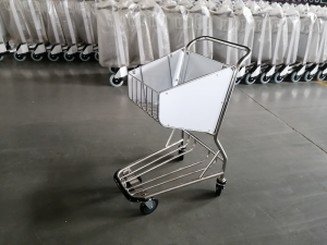 4 Wheel Duty Free Shop Shopping Trolleys Carts Airport Luggage Cart Shopping Cart Airport Trolley