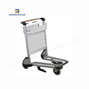 Airport Travel 3 Wheels Trolley Luggage Aluminium luggage Trolley Airport With Brake
