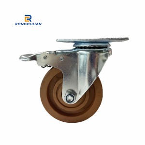 Glass-Filled Nylon High Temperature Resistant Caster Wheel with Double Bearing 230~280 centigrade