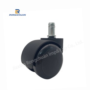 2 Inch PU Tread Caster Wheel Double Wheel Design Used For Office Chair And Furniture
