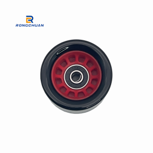 60mm pu tread pp core double bearing caster wheel for skateboard and furniture bed
