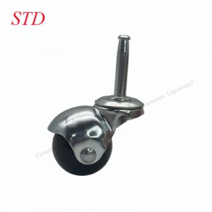 1.5 inch Ball Caster Wheels Swivel Stem Ball Caster Furniture Caster Wheel with Cover for Funiture