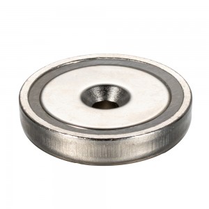 Super Strong Round Cup Neodymium Magnets Heavy Duty, Ring Rare Earth Magnets with Holes