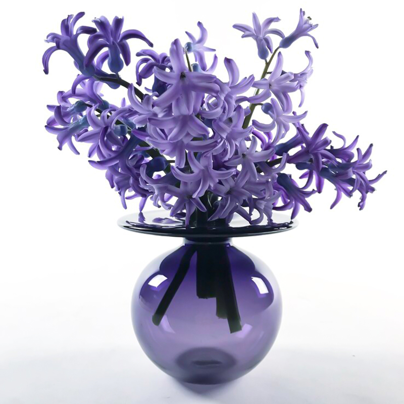 QRF Best Sales Unique Design Colourful Flower Glass Vase Featured Image