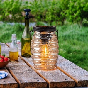 QRF Hot Selling Honey Pot Outdoor Tabletop Lamp With Timer Function