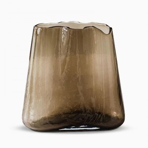 QRF Best Sales Unique Design Glass Vase In Different Size
