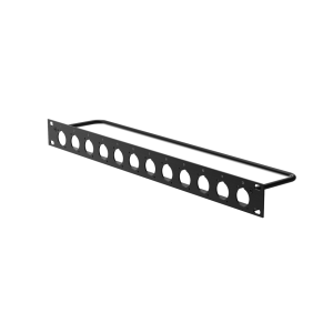 RACK1U12-Professional Aluminum 19” rack mount panel