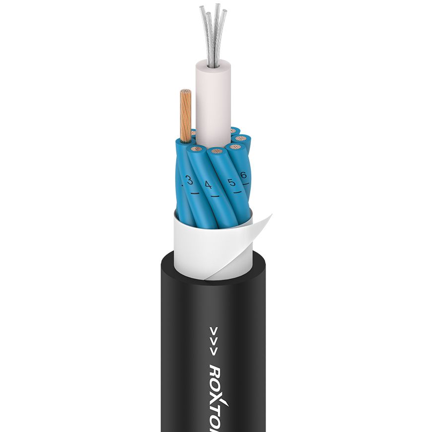 Highly flexible 8-core speaker cable