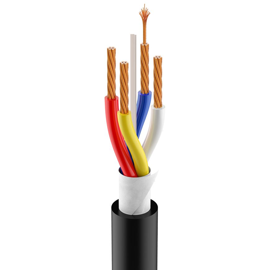 Highly flexible speaker cable – 14AWG – 4 x 2.5 mm²