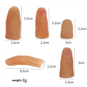 Vinyl Finger Cover for Finger Amputation or Cosmetic Use