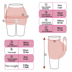 Women Shapers Silicone Buttock Padded Panties