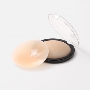 Boxed solid invisible adhesive silicone nipple cover matte seamless for women