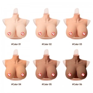M6 Skin Care Tools / Breast Form/ High neck silicone breast fake boobs