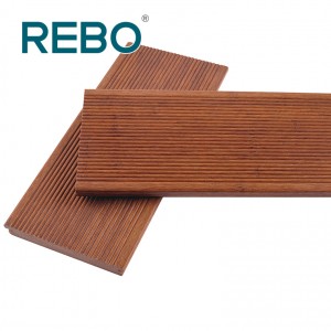 Environmentally friendly sustainable bamboo outdoor flooring deck