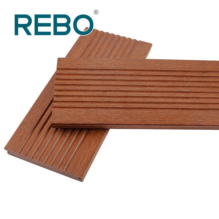 Weather resistant E1 standard bamboo decking boards (2)