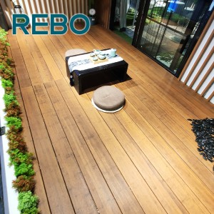 Popular Natural Durability Strand Woven Bamboo Outdoor Flooring