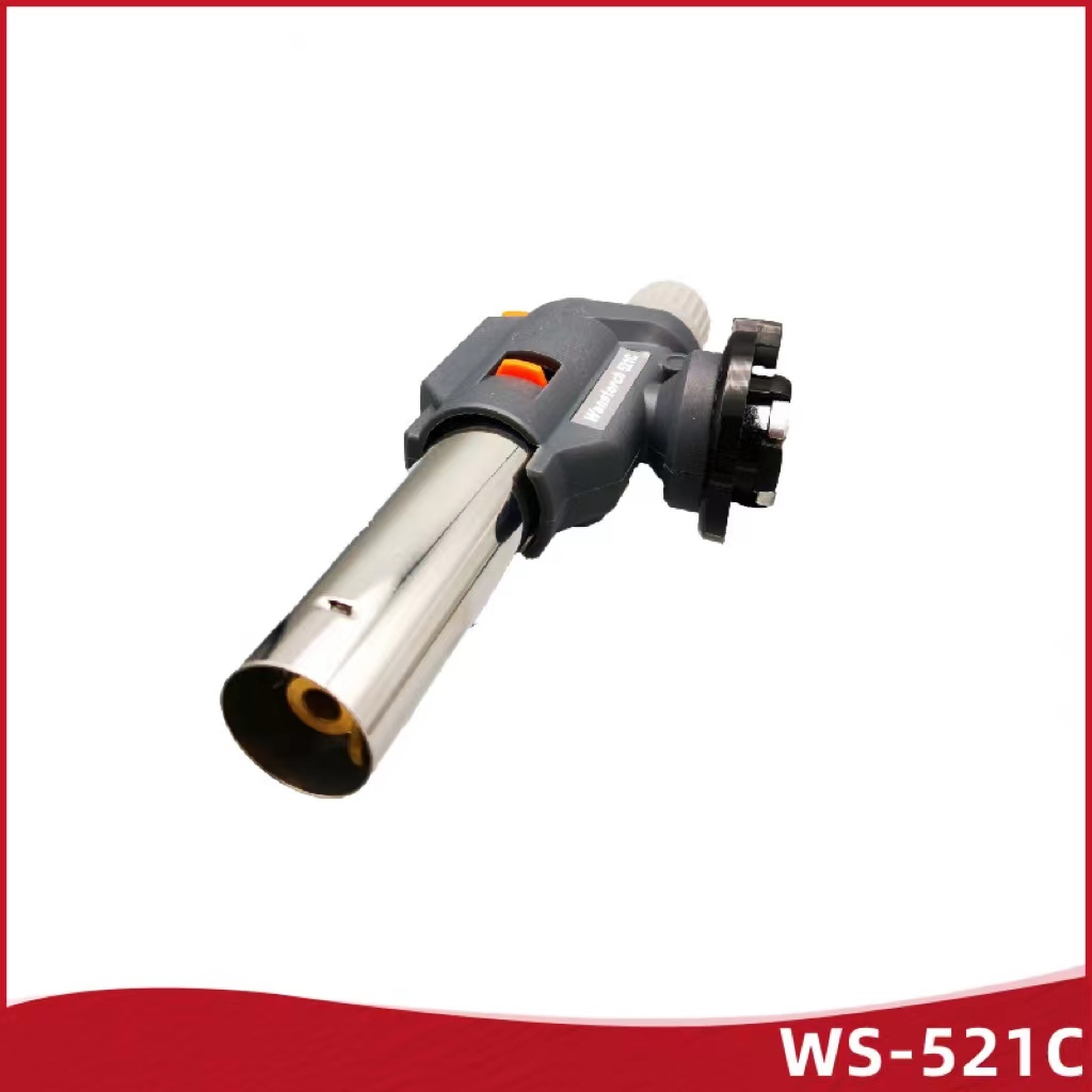 WS-521C Factory supply outdoor camping superior quality gas refill torch lighter gun